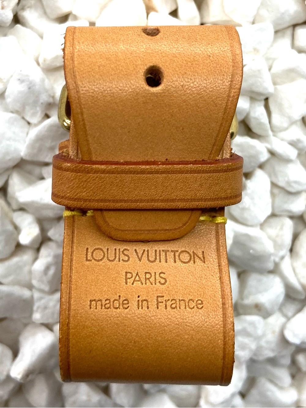 Louis Vuitton Vachetta Leather luggage/Belt Strap in Natural Honey Tan